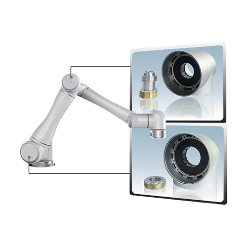 Robot lengan tandem motor servo berkecepatan rendah